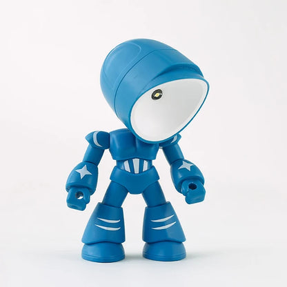 RoboGlow – Söt Robot Skrivbordslampa med LED för Barnrum &amp; Kontor