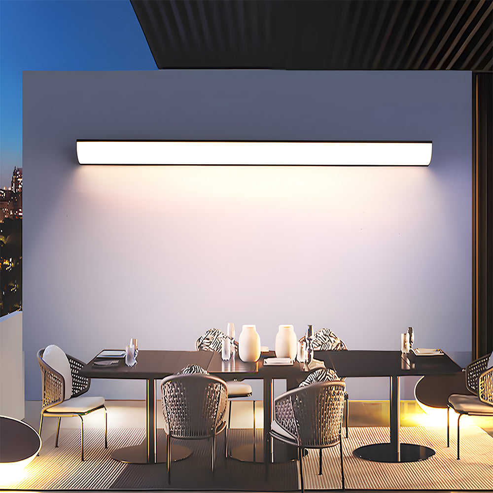 Utomhus LED Vägglampa | 23.6–59 x 2 tum | Minimalistisk Aluminium &amp; PVC | IP65 Vattentät | Energisparande Armatur | Brick by Brick
