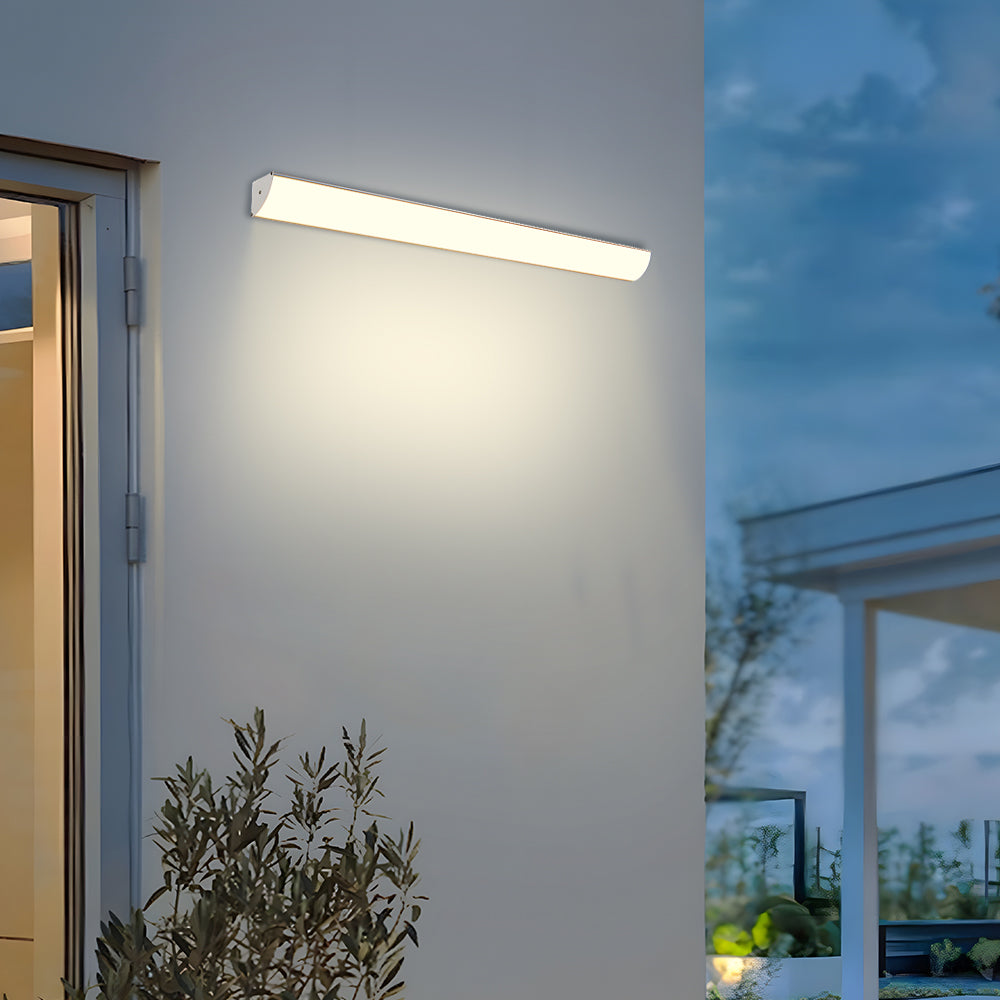Utomhus LED Vägglampa | 23.6–59 x 2 tum | Minimalistisk Aluminium & PVC | IP65 Vattentät | Energisparande Armatur | Brick by Brick