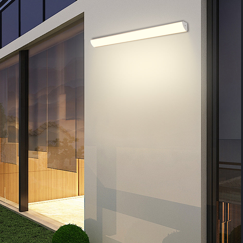 Utomhus LED Vägglampa | 23.6–59 x 2 tum | Minimalistisk Aluminium & PVC | IP65 Vattentät | Energisparande Armatur | Brick by Brick