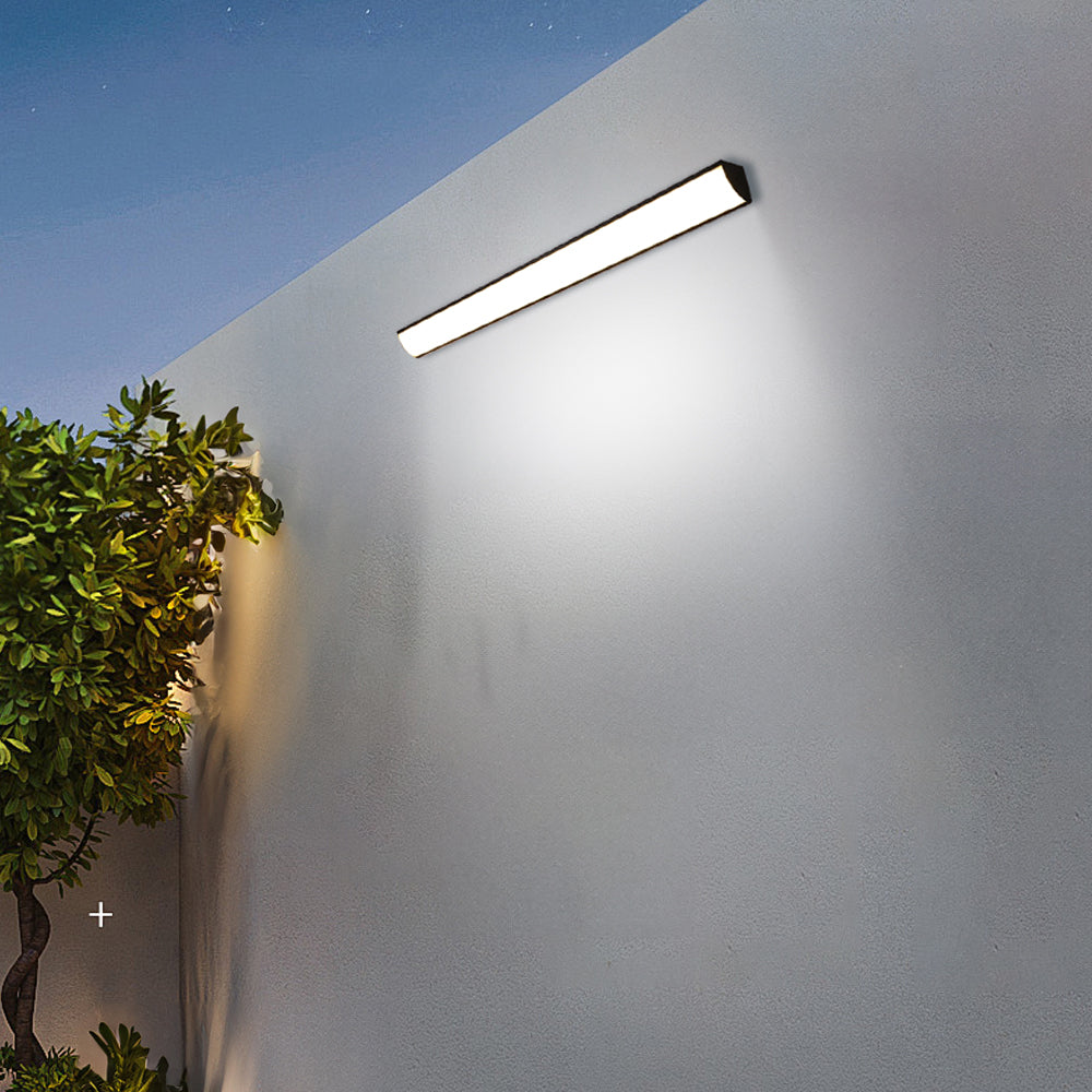 Utomhus LED Vägglampa | 23.6–59 x 2 tum | Minimalistisk Aluminium &amp; PVC | IP65 Vattentät | Energisparande Armatur | Brick by Brick