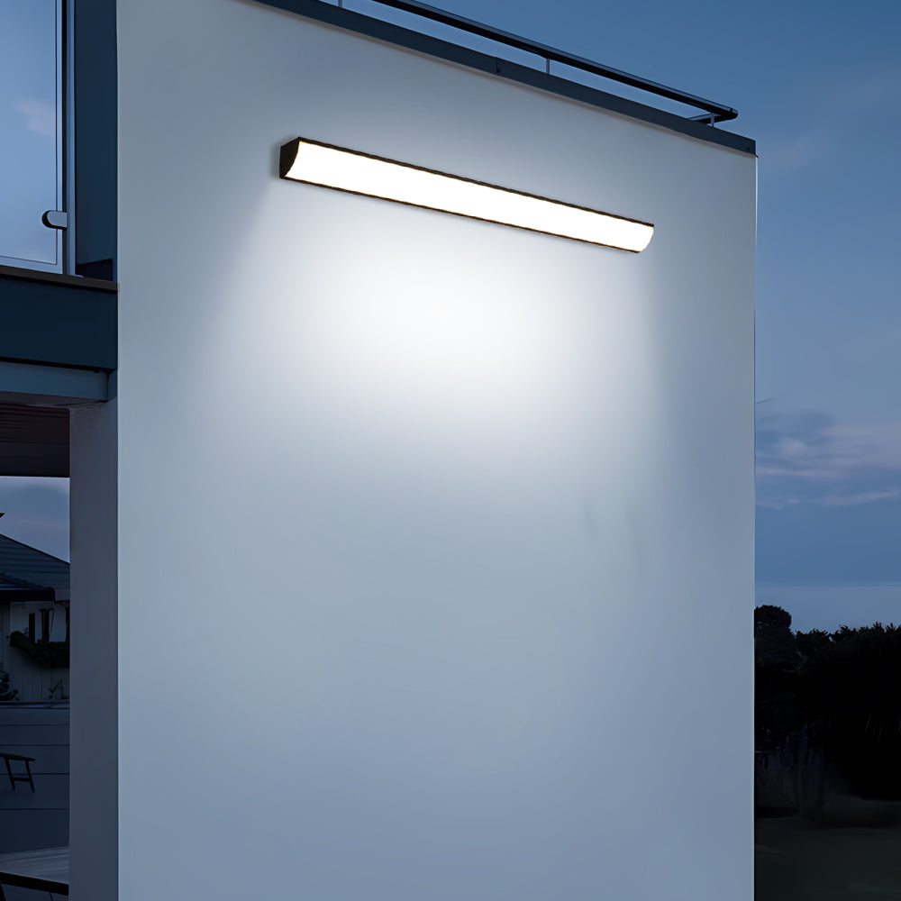 Utomhus LED Vägglampa | 23.6–59 x 2 tum | Minimalistisk Aluminium & PVC | IP65 Vattentät | Energisparande Armatur | Brick by Brick