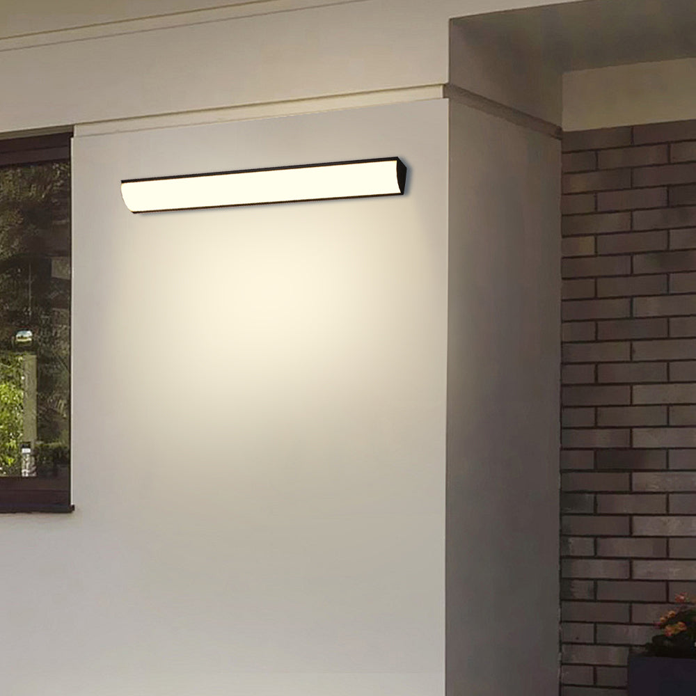 Utomhus LED Vägglampa | 23.6–59 x 2 tum | Minimalistisk Aluminium & PVC | IP65 Vattentät | Energisparande Armatur | Brick by Brick