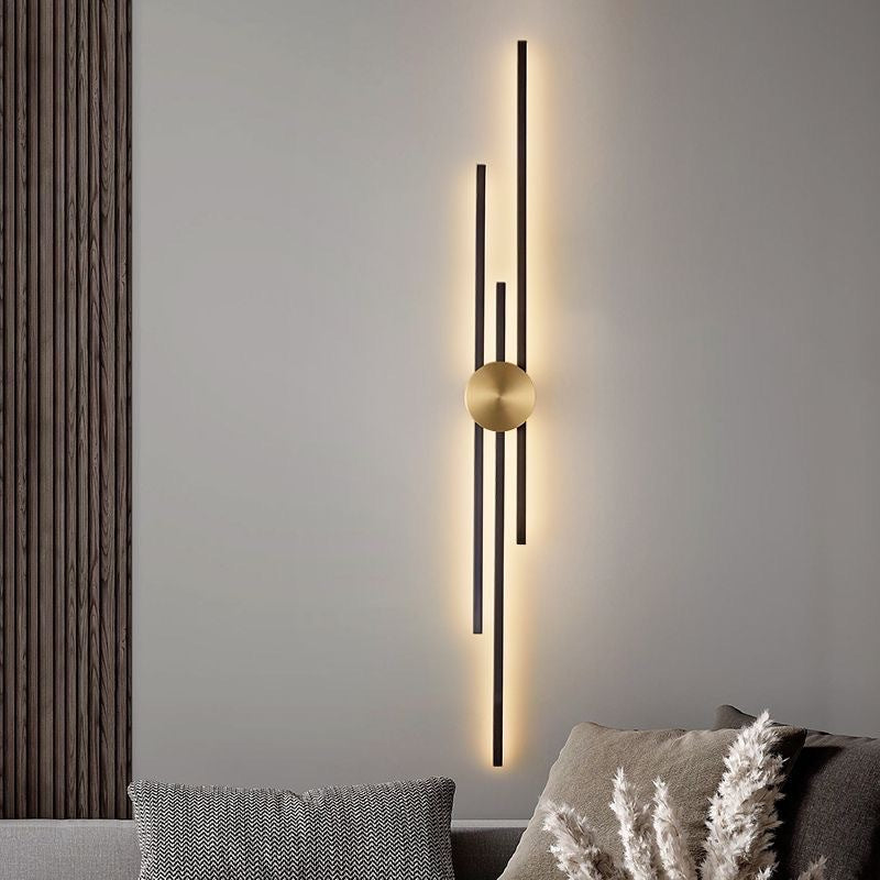 Vägglampa Modern LED Järn Vertikal Armatur