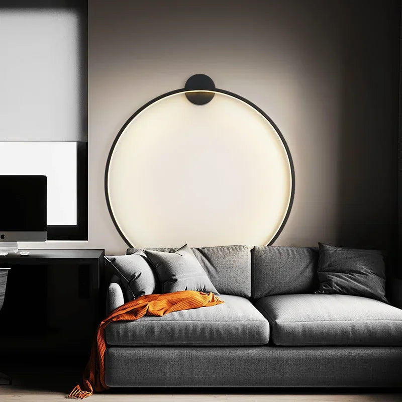 LightCircle - Minimalistisk Vägglampa med Modern Design