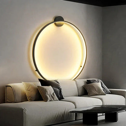 LightCircle - Minimalistisk Vägglampa med Modern Design