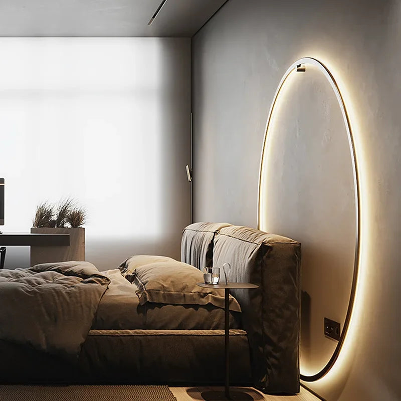 LightCircle - Minimalistisk Vägglampa med Modern Design