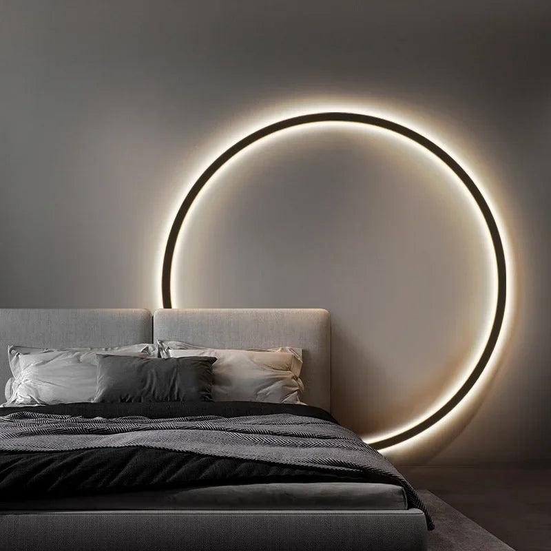 LightCircle - Minimalistisk Vägglampa med Modern Design