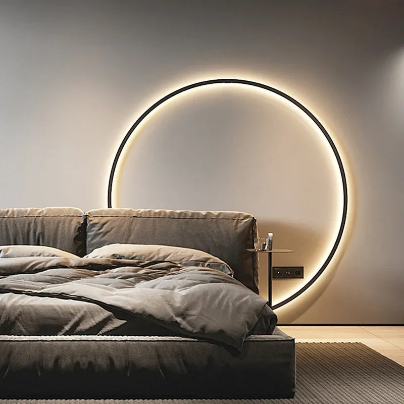 LightCircle - Minimalistisk Vägglampa med Modern Design