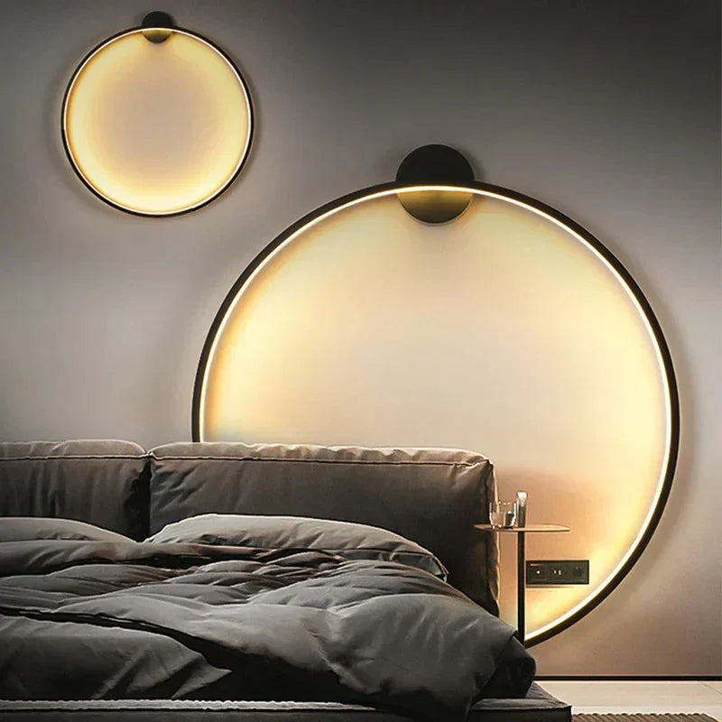 LightCircle - Minimalistisk Vägglampa med Modern Design
