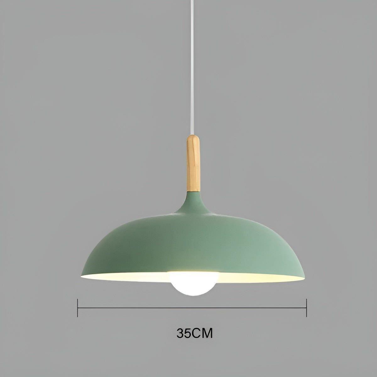 Eichenholz-hänglampa – Minimalistisk takbelysning i skandinavisk stil