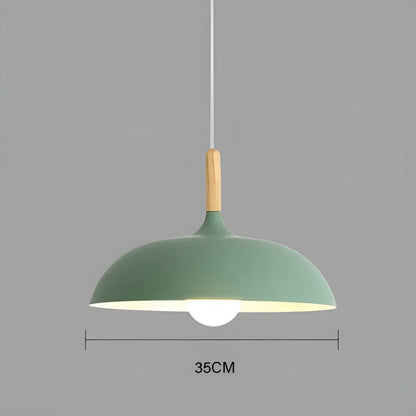 Eichenholz-hänglampa – Minimalistisk takbelysning i skandinavisk stil