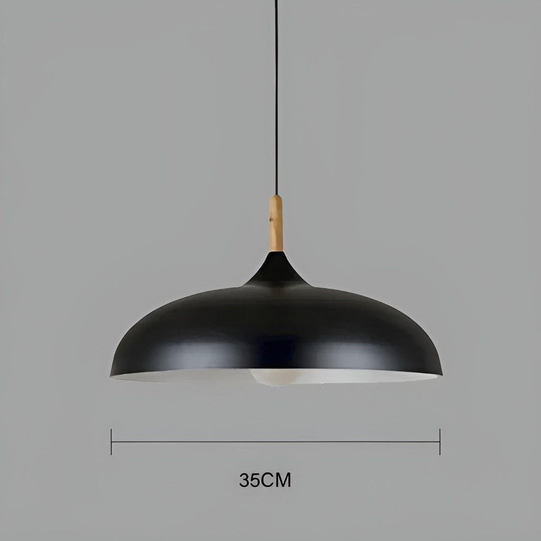 Eichenholz-hänglampa – Minimalistisk takbelysning i skandinavisk stil