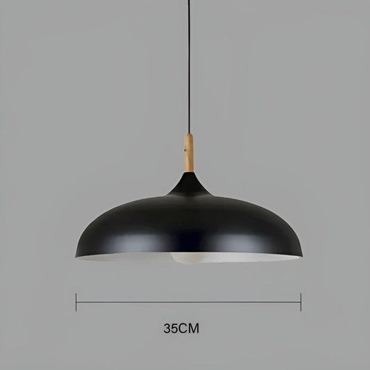 Eichenholz-hänglampa – Minimalistisk takbelysning i skandinavisk stil