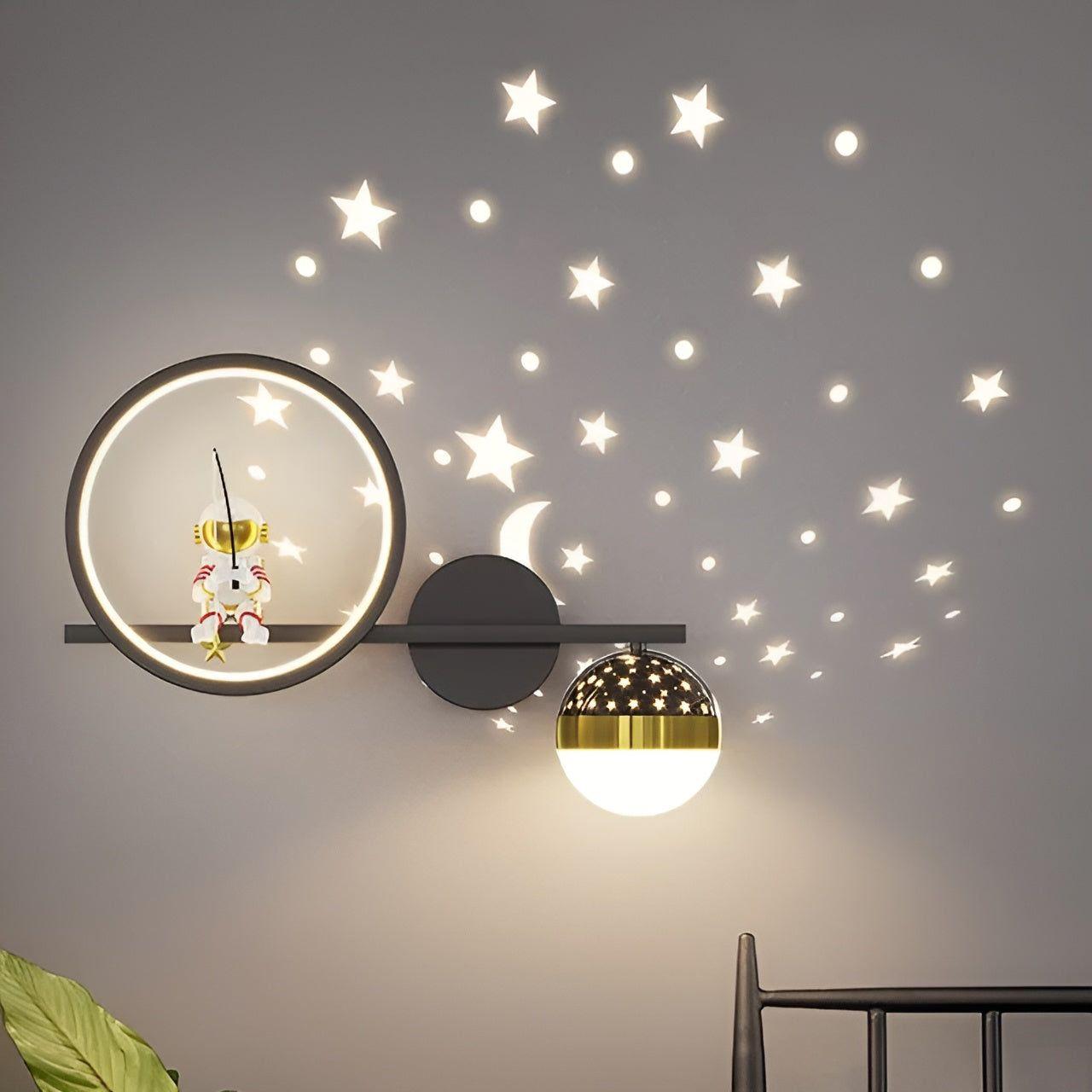 AstroGlow Lampa - Modern Barn Stjärnhimmel Projektor LED Vägglampa