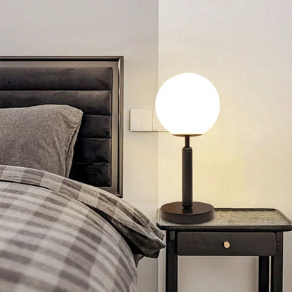 LuminousOrb - LED Glasboll Mässing Bordslampa