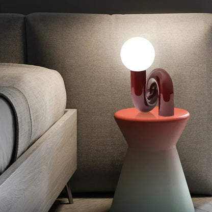 Samtida Glas Sphere Lamp - Modern Bordslampa