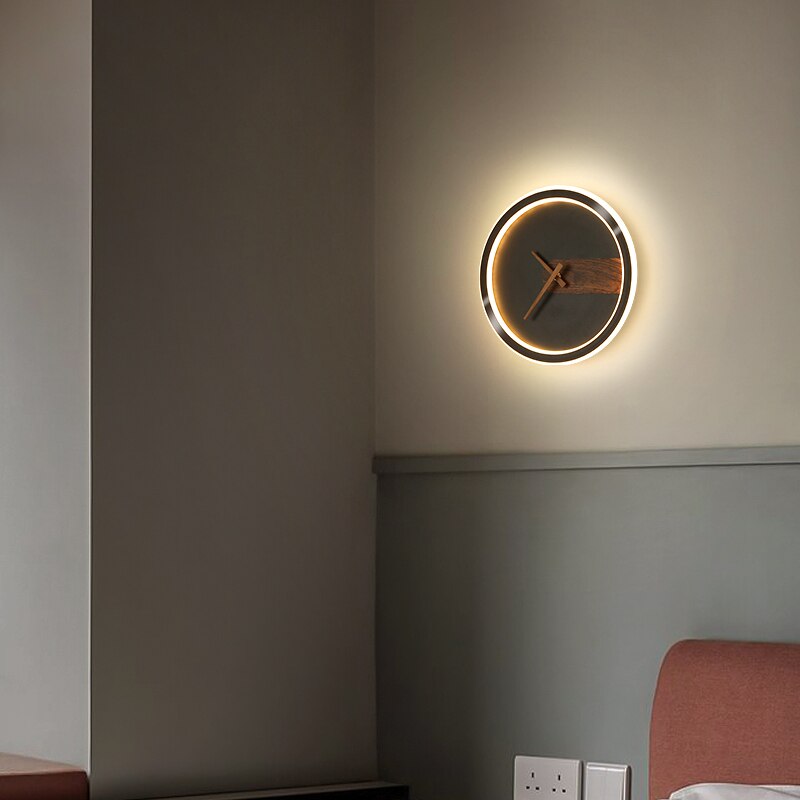 Nielsen Modern LED Inomhus Vägglampa Svart