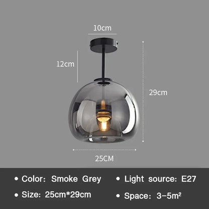 PureLicht - Minimalistisk Glaskronlampa