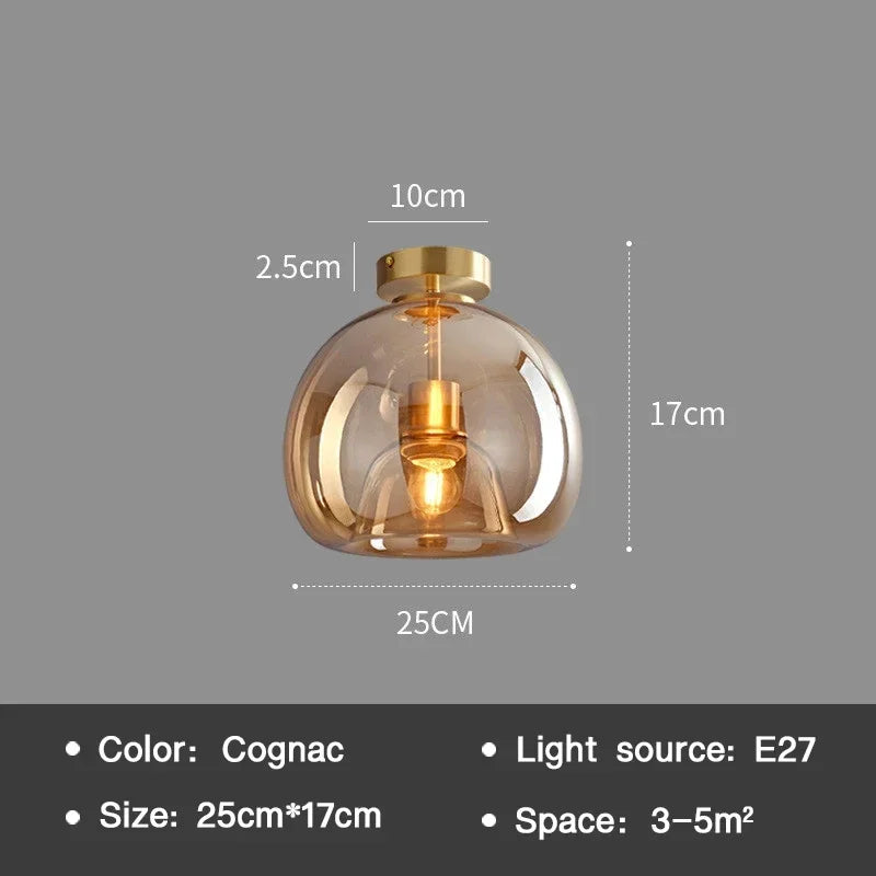 PureLicht - Minimalistisk Glaskronlampa