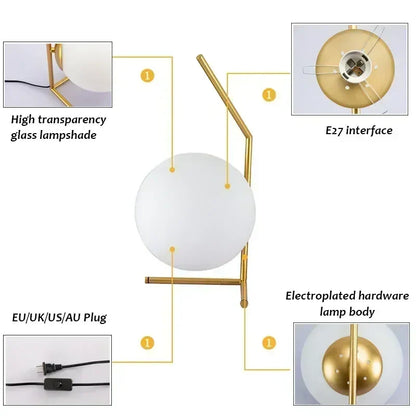 LuxeGlim - Modern Elegant Bordslampa