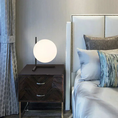 GlassLume - Modern Minimalistisk Glas Bordslampa | Stilig Belysning