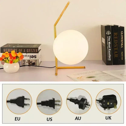 GlassLume - Modern Minimalistisk Glas Bordslampa | Stilig Belysning