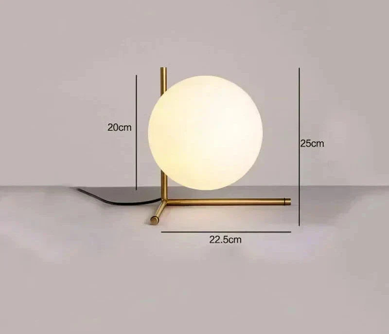 GlassLume - Modern Minimalistisk Glas Bordslampa | Stilig Belysning