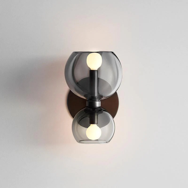 Valentina Modern LED Vägglampa från Luminoir - Vit - Metall/Glas - För Vardagsrum