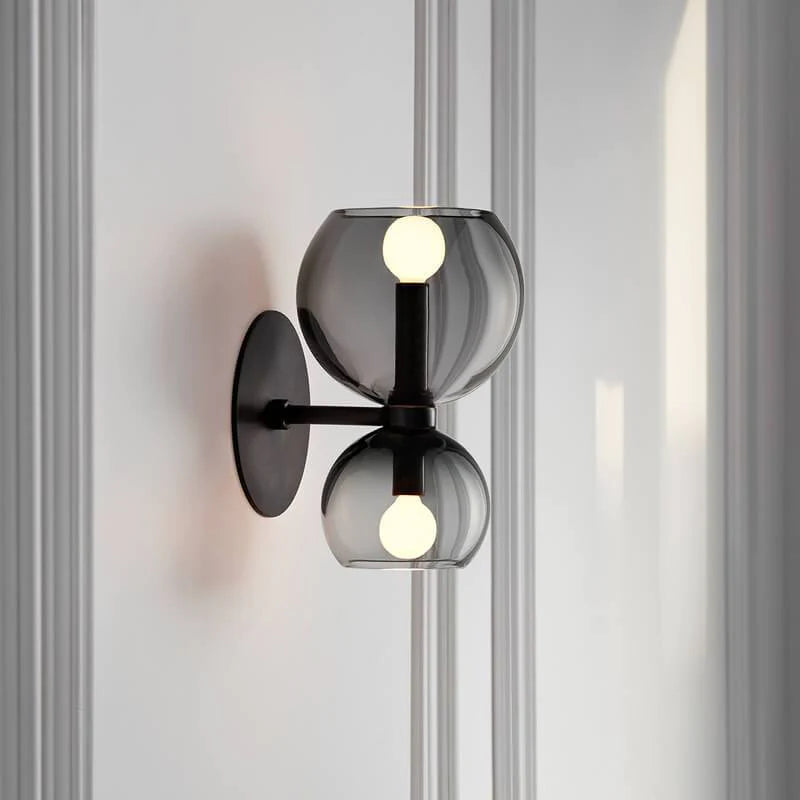 Valentina Modern LED Vägglampa från Luminoir - Vit - Metall/Glas - För Vardagsrum