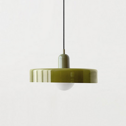 Bauhaus Färgglad Glas Hänglampa