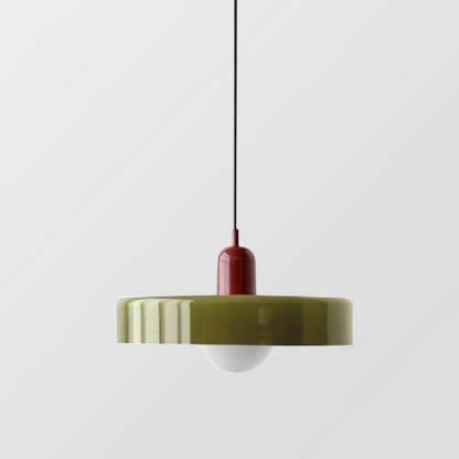 Bauhaus Färgglad Glas Hänglampa