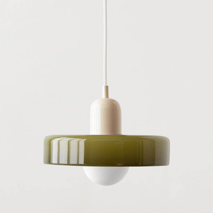 Bauhaus Färgglad Glas Hänglampa