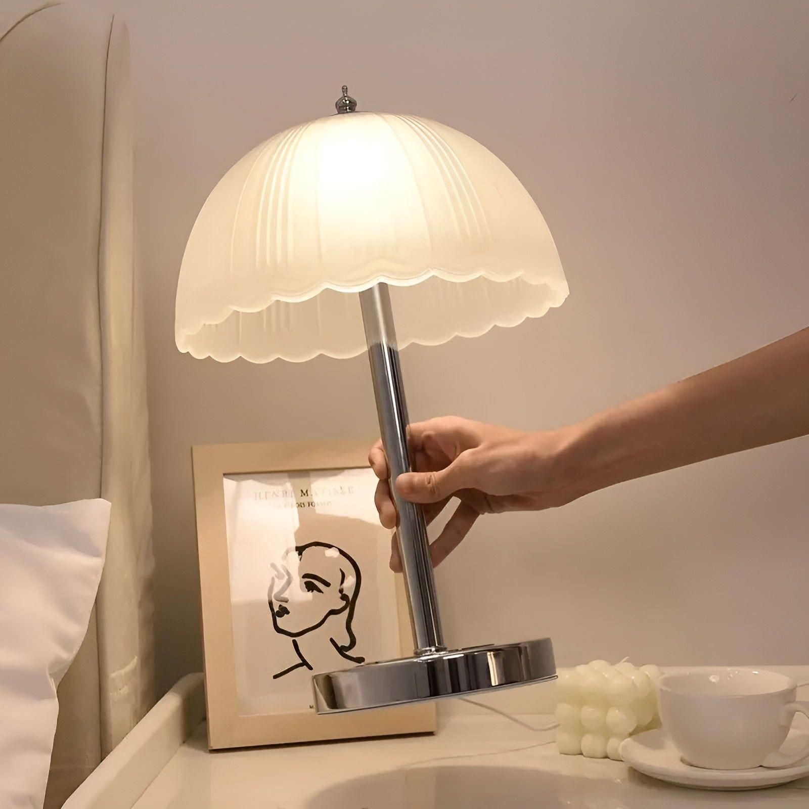 ModernGleam Lamp - Modern Minimalist Mushroom Table Lamp