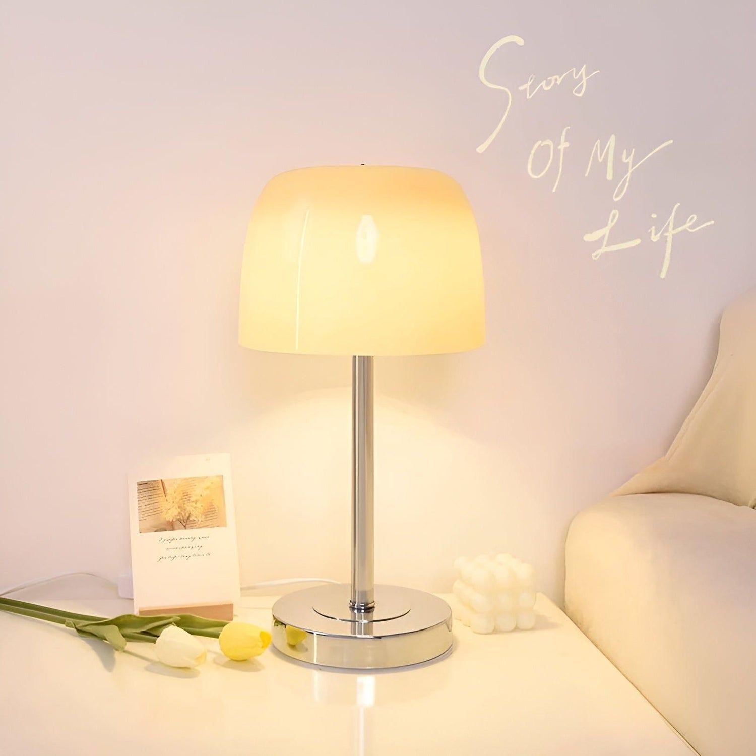 ModernGleam Lamp - Modern Minimalist Mushroom Table Lamp