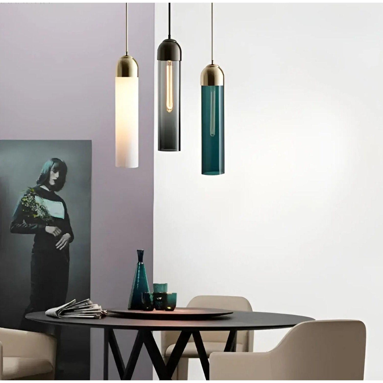 ModernShine Lights - Nordisk Modern Glas-Hänglampa LED