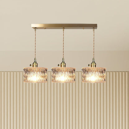 Snygg glas skärm hängande lampa