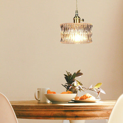 Snygg glas skärm hängande lampa