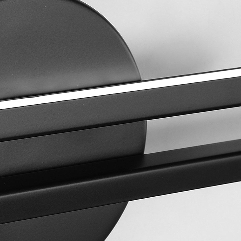 Modern Iron LED Vägg sconcen | Svart &amp; Guld Ljus | 22/28 | Tum Sovrum Levande | Brick by Brick