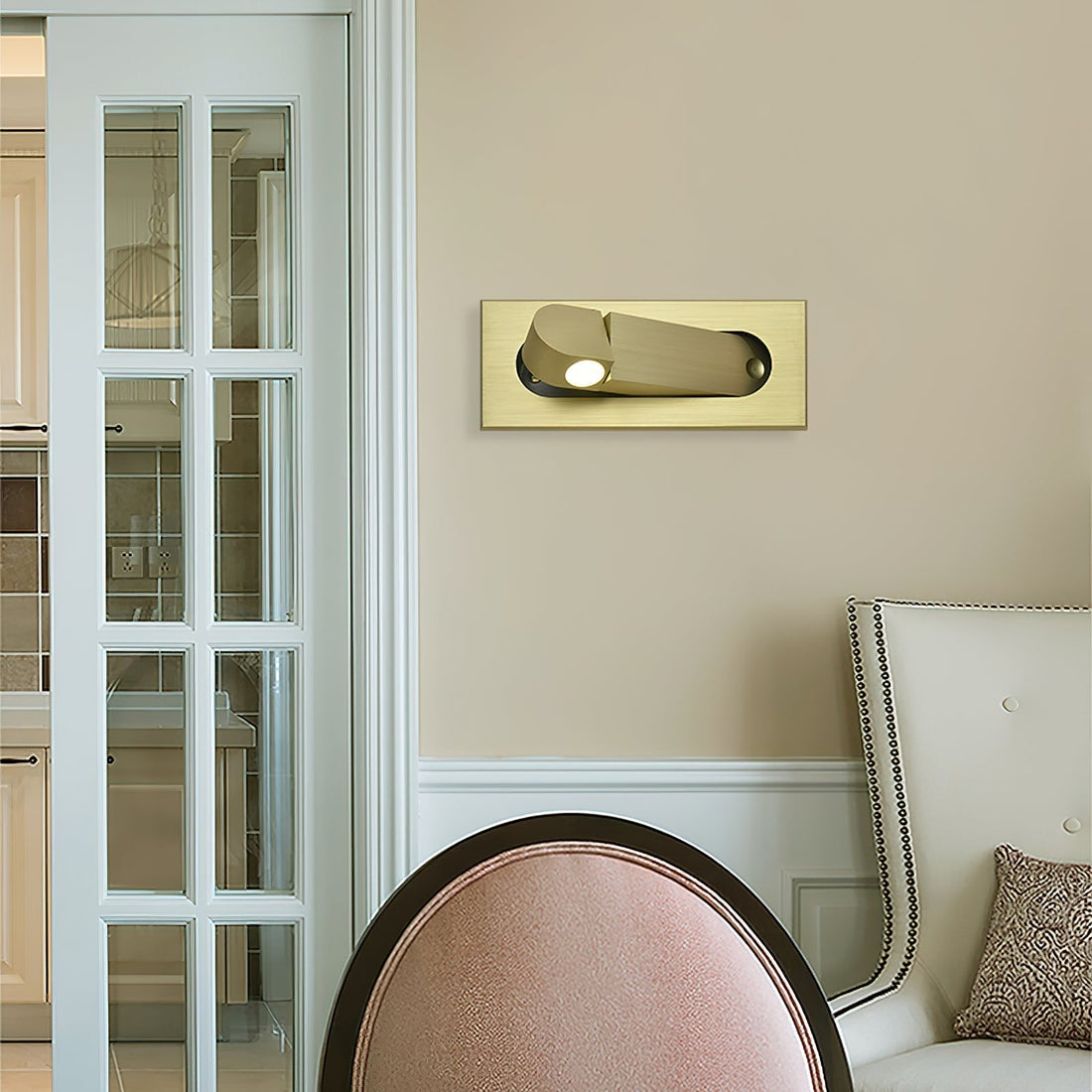 Carvallo - Justerbar LED-lampa för Nattduksbord