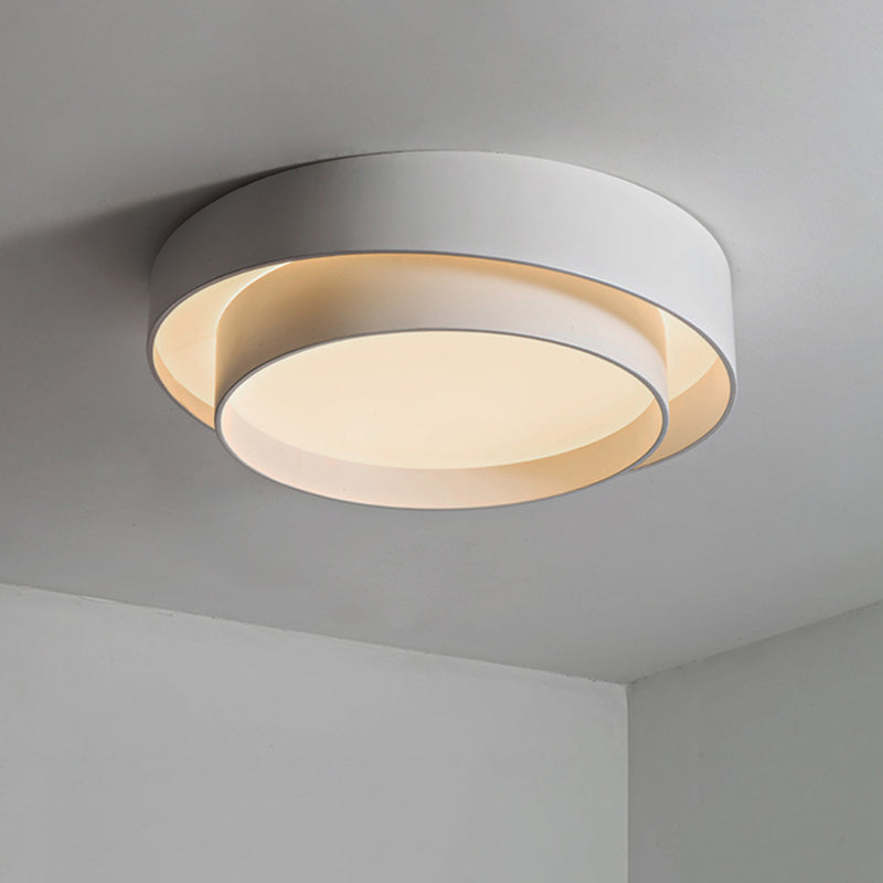 LED Nordisk Taklampa | Plafondmontering | Vit Metall | Dimbar Armatur | Storlekar 16, 20, 24 | Brick by Brick London