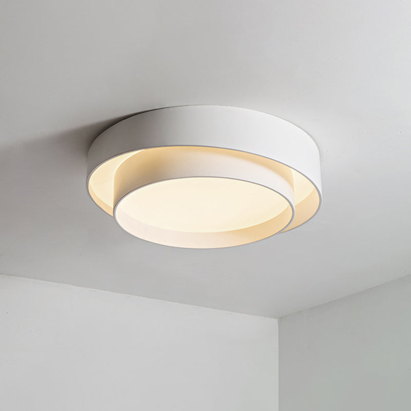 LED Nordisk Taklampa | Plafondmontering | Vit Metall | Dimbar Armatur | Storlekar 16, 20, 24 | Brick by Brick London