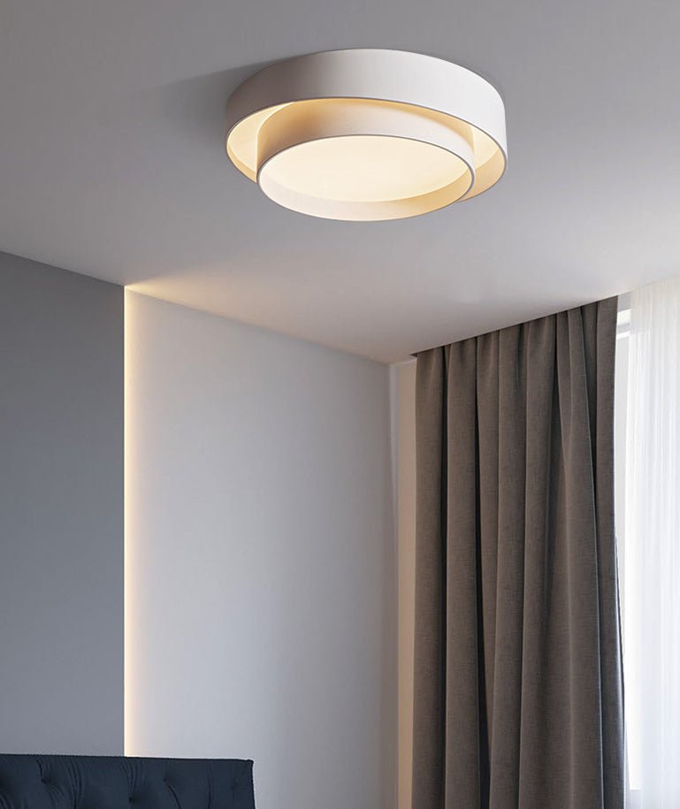 LED Nordisk Taklampa | Plafondmontering | Vit Metall | Dimbar Armatur | Storlekar 16, 20, 24 | Brick by Brick London