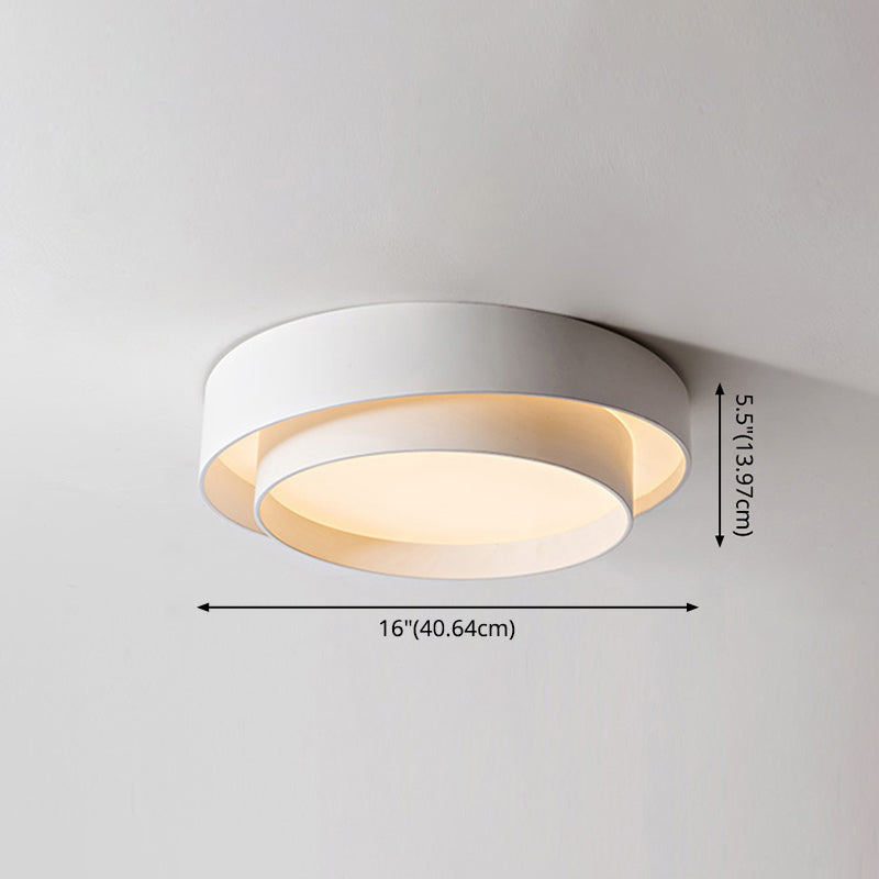 LED Nordisk Taklampa | Plafondmontering | Vit Metall | Dimbar Armatur | Storlekar 16, 20, 24 | Brick by Brick London