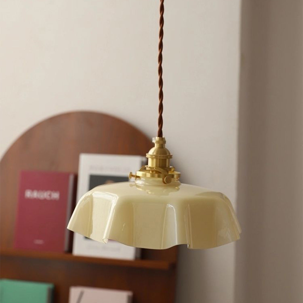 Modern glasband kant hängande ljus