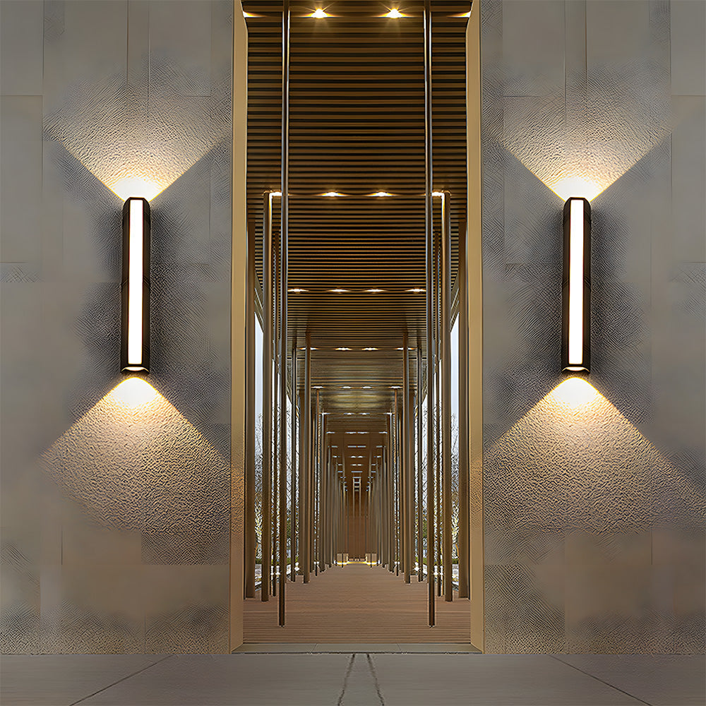 Modern vattentät LED utomhus vägglampa