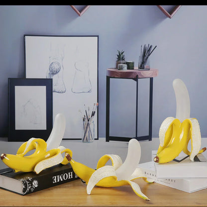 BananaGlow - Dekorativ Bananlampa – Unik LED Bordslampa