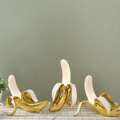 BananaGlow - Dekorativ Bananlampa – Unik LED Bordslampa