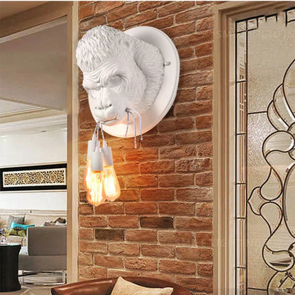 JungleCharm - Gorilla Vägglampa | Tuff &amp; Unik Design