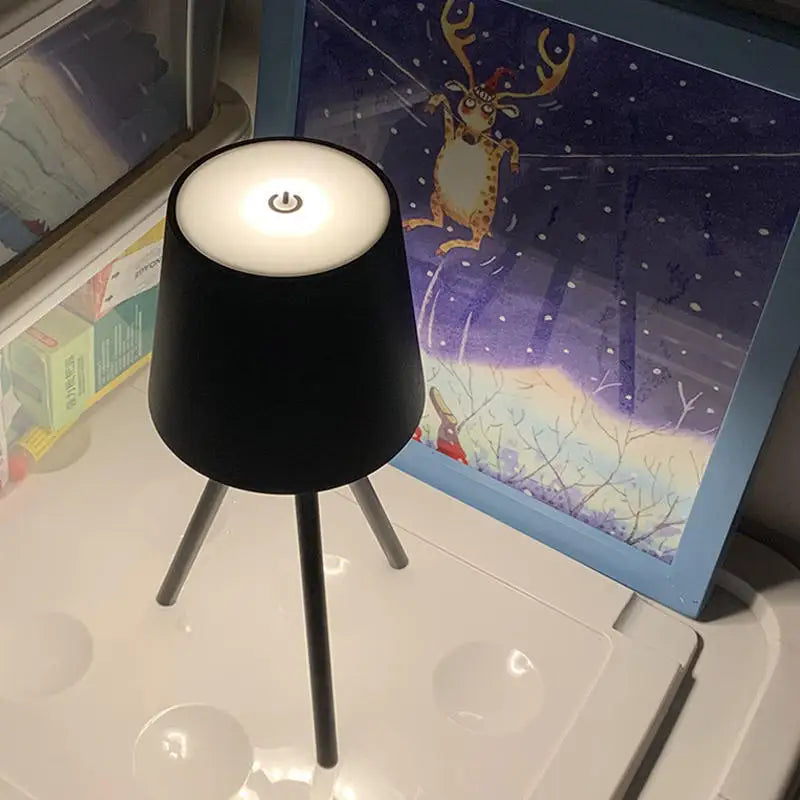 LumiFlex - Modern Trådlös Bordslampa | Dimmbar LED Belysning
